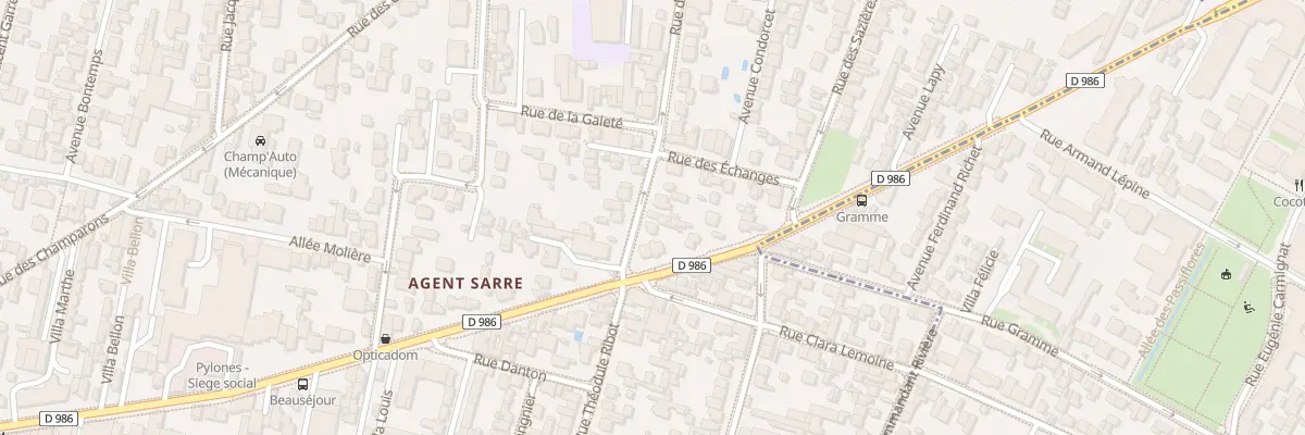 Plan du 6 Rue des Ecoles à Colombes