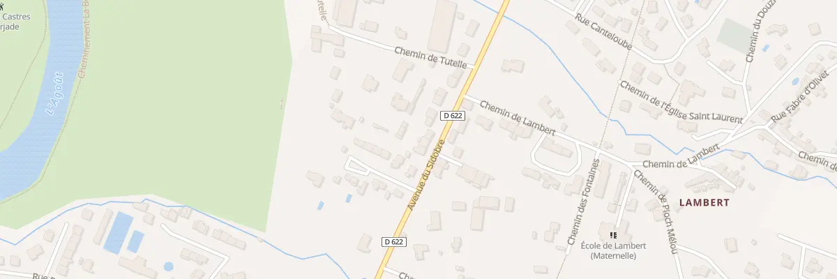 Plan du 137 Av du Sidobre à Castres