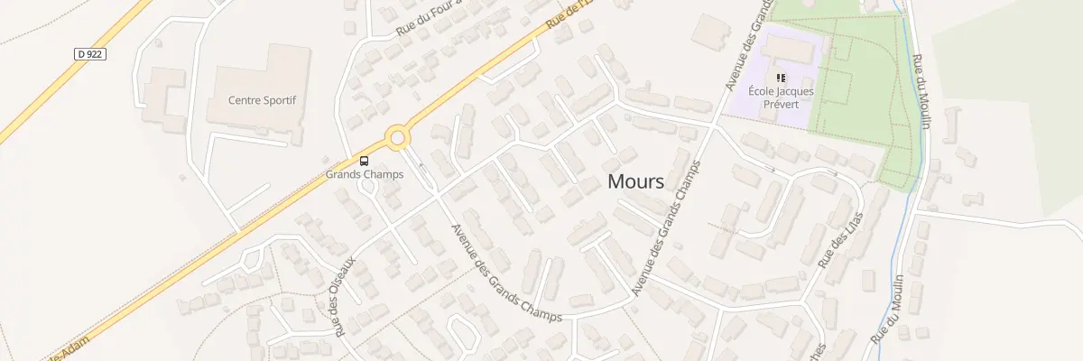 Plan du 13 Rue des Fleurs à Mours