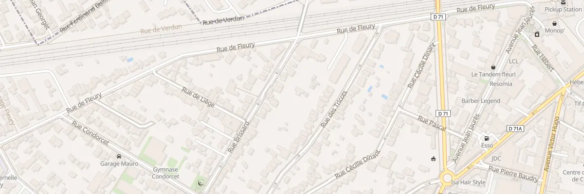 Plan du 44 Rue Brissard à Clamart