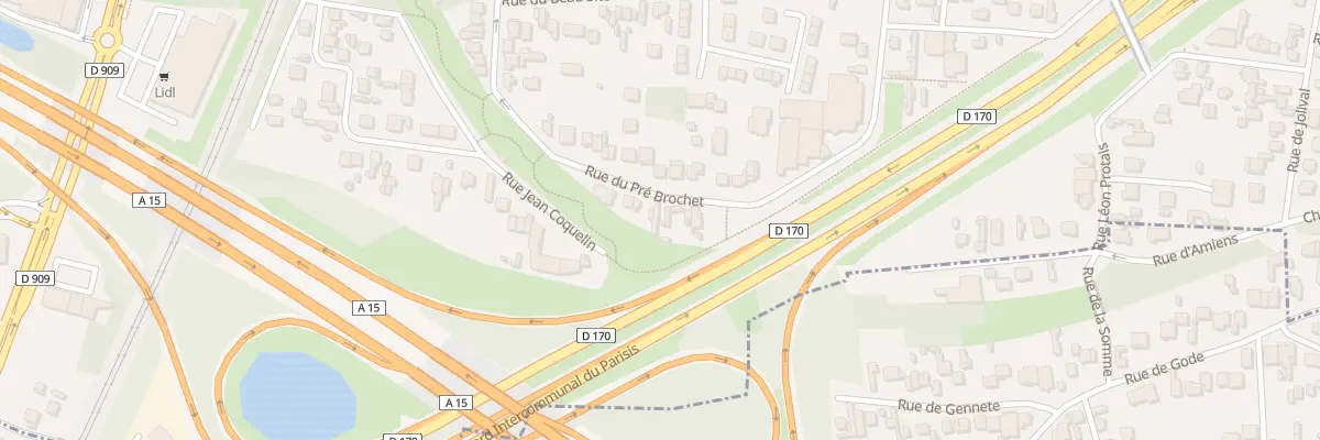 Plan du 42 Rue du Pre Brochet à Sannois