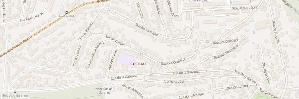 Plan du 33 Rue du Coteau au Plessis-Robinson
