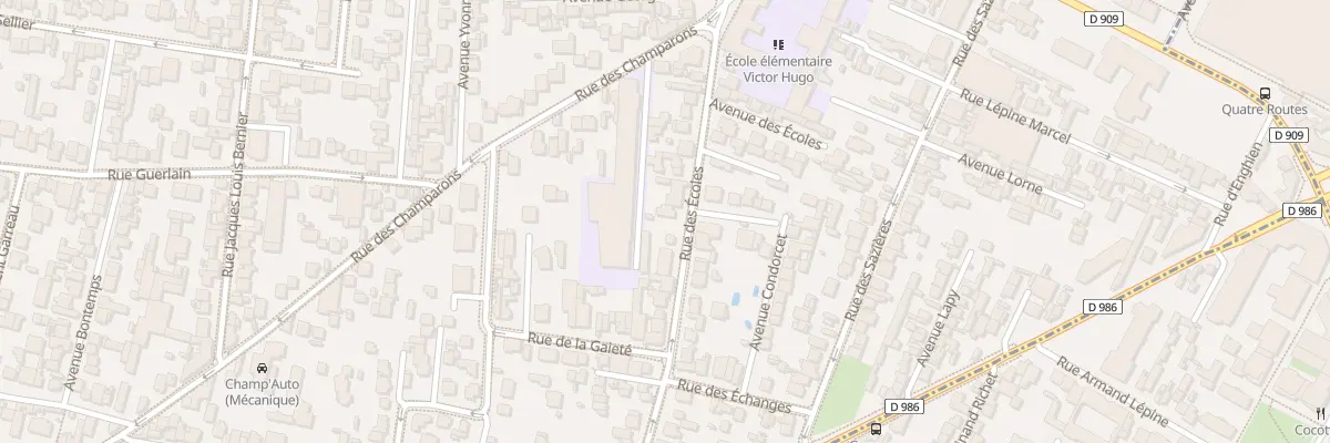 Plan du 37 Rue des Ecoles à Colombes