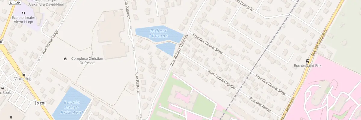 Plan du 20 Rue Robert Thomas à Saint-Prix
