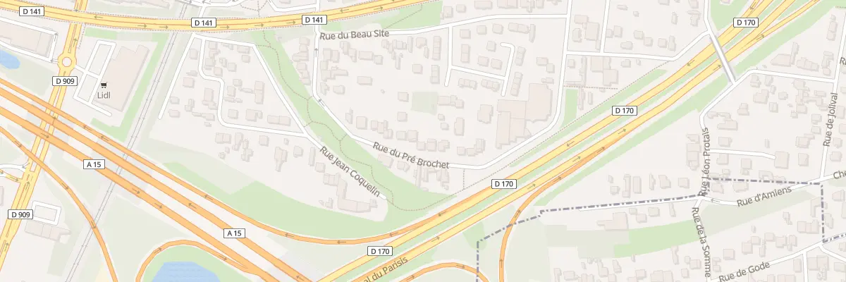 Plan du 59 Rue du Pre Brochet à Sannois