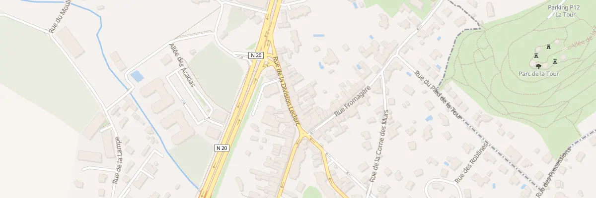 Plan du 21 Rue de la Division Leclerc à Linas