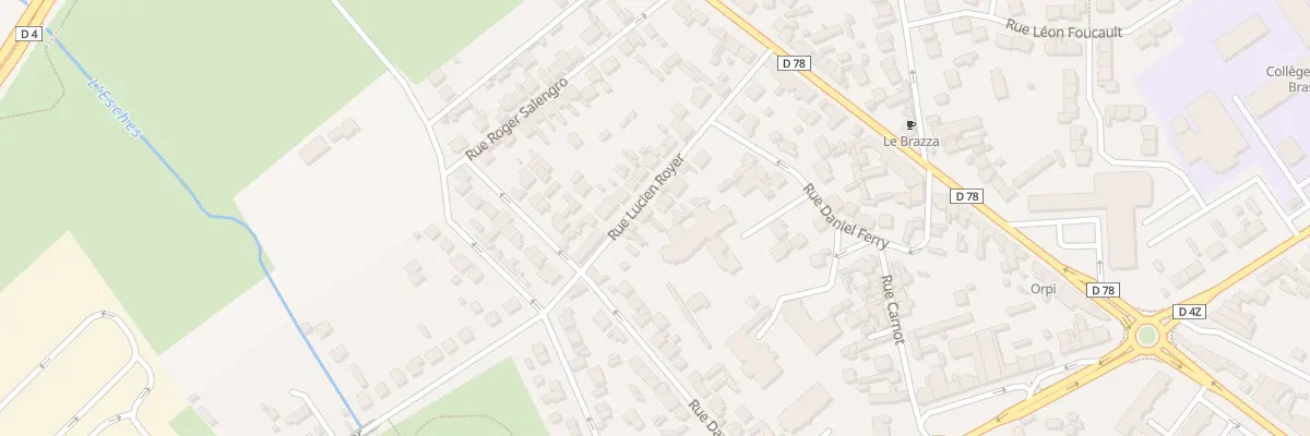 Plan du 13 Rue Lucien Royer à Persan