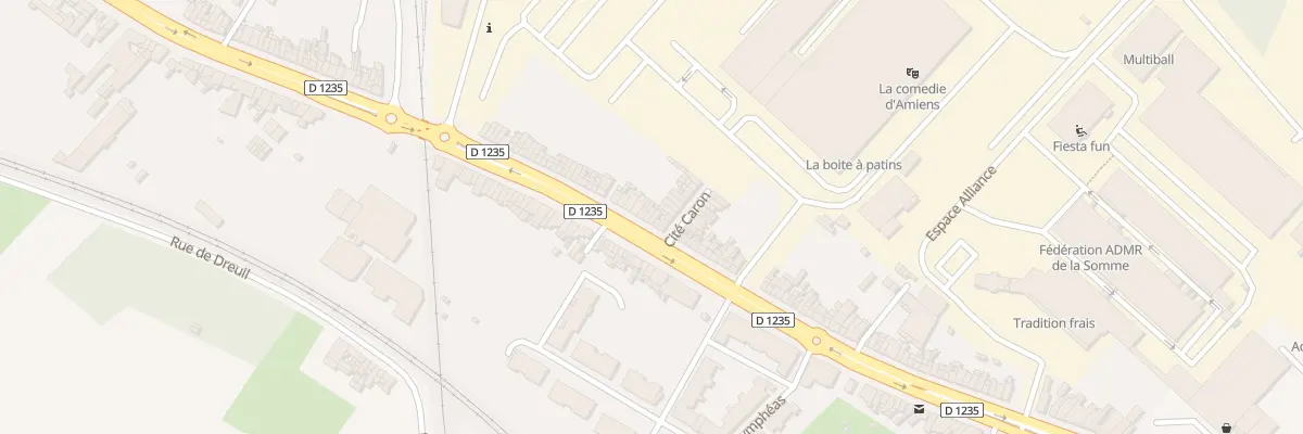 Plan du 152 Rue d’Abbeville à Amiens