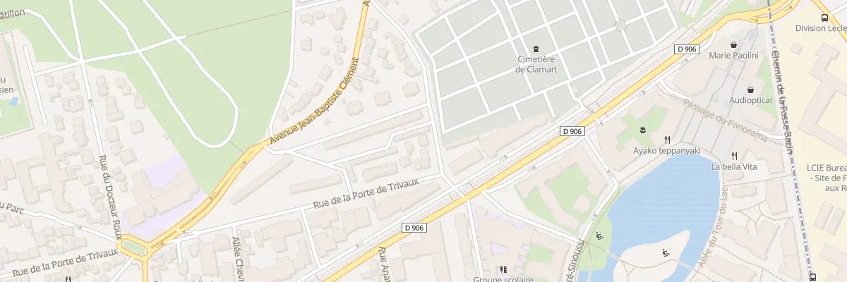 Plan du 26 Rue des Pommiers à Clamart