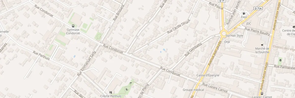 Plan du 8 Rue Cécille-dinant à Clamart