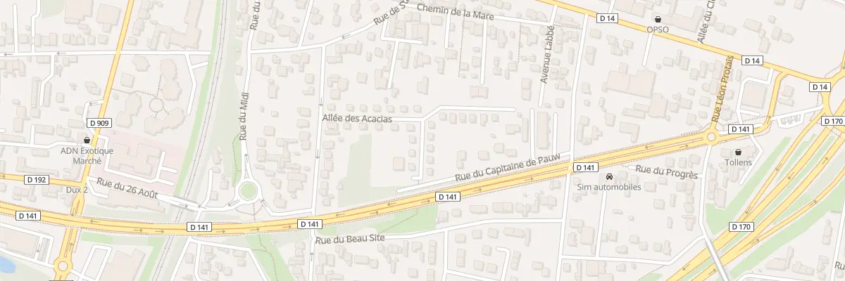 Plan du 9 Rue du Pre Brochet à Sannois