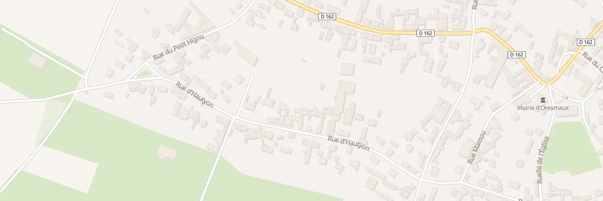 Plan du 20 Rue d’Hautyon à Oresmaux