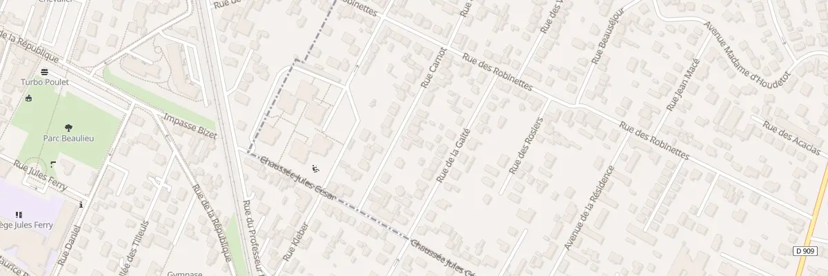 Plan du 21 Rue Carnot à Eaubonne
