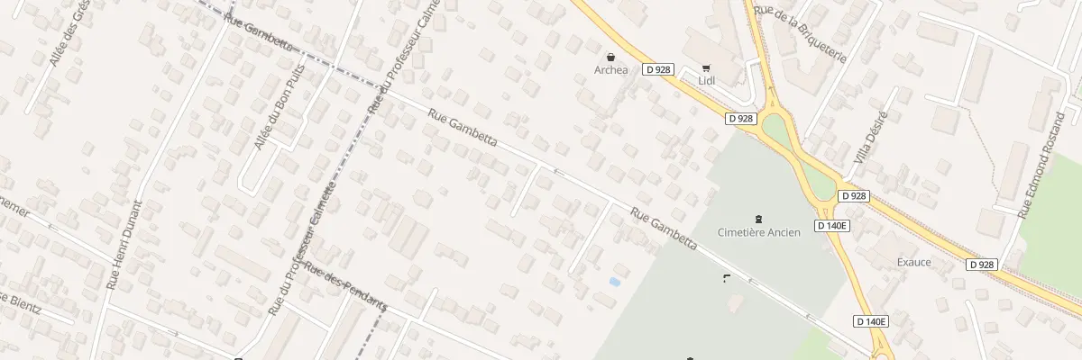 Plan du 25B Rue Gambetta à Eaubonne