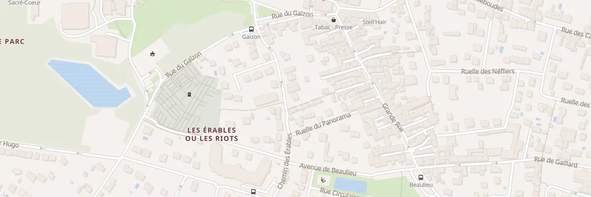 Plan du 17B Che des Erables à La Ville-du-Bois