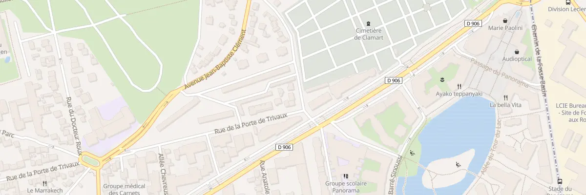 Plan du 28 Rue des Pommiers à Clamart