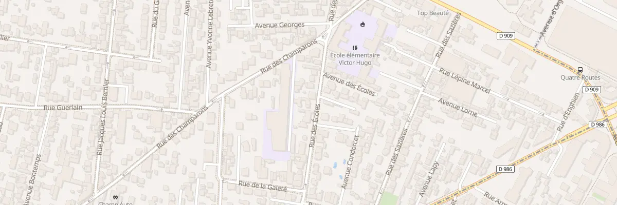 Plan du 41B Rue des Ecoles à Colombes