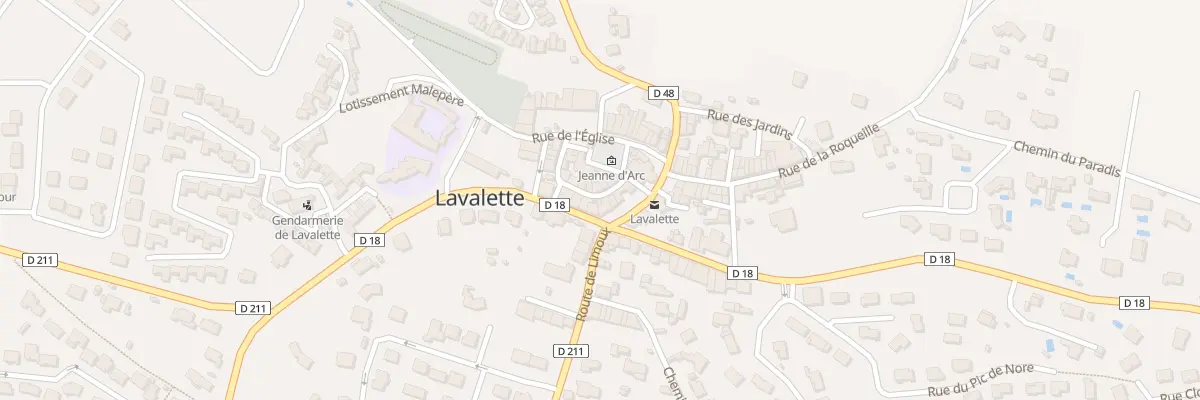 Plan du 2B Rue du Centre à Lavalette