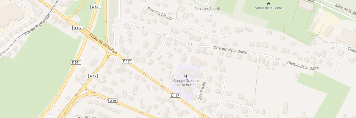 Plan du 4 Che de la Butte à Champlan
