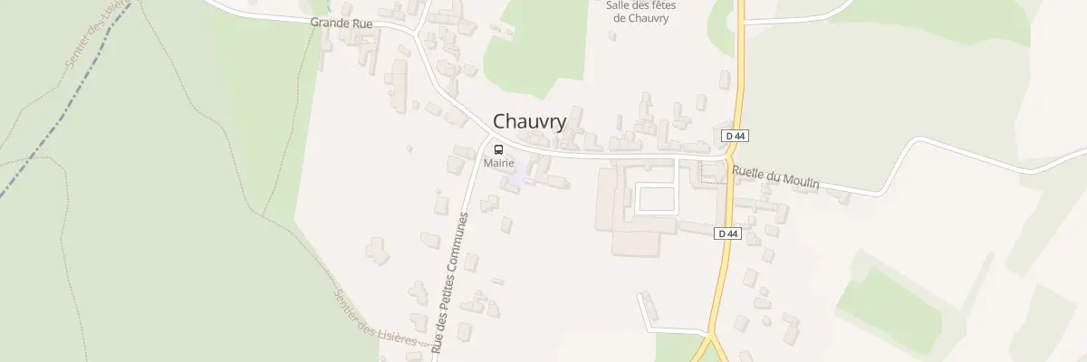 Plan du 8 Gr Grande Rue à Chauvry