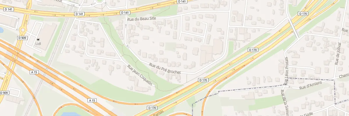 Plan du 61 Rue du Pre Brochet à Sannois