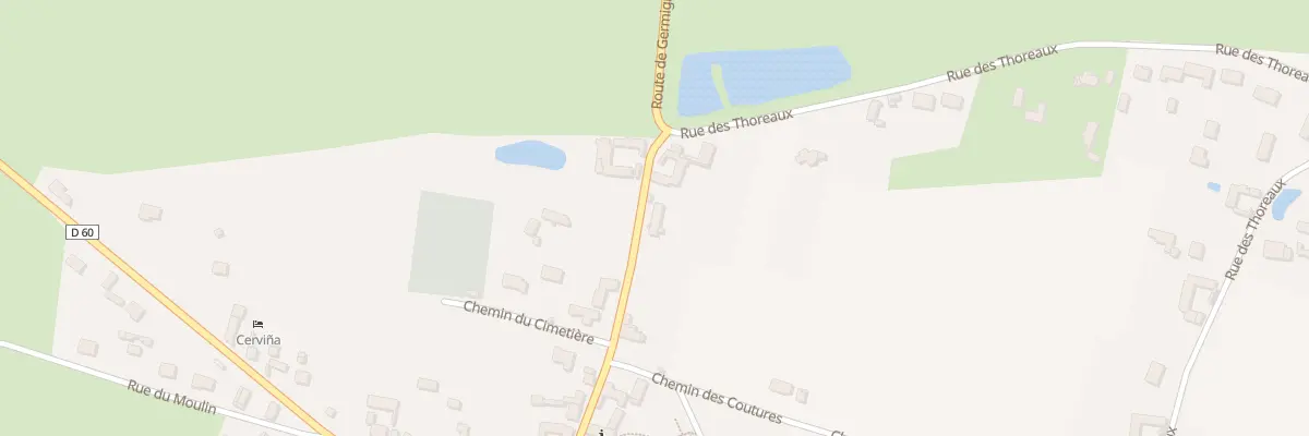 Plan du 22 Rte de Saint Martin à Germigny-des-Prés