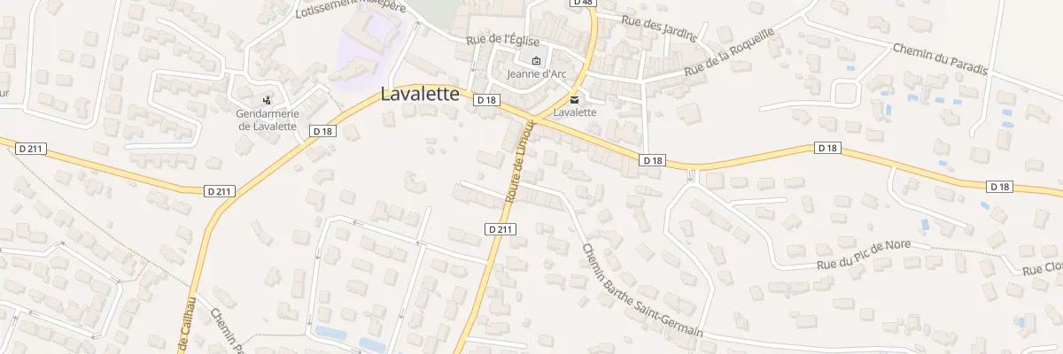 Plan du 4 Che Barthe Saint-Germain à Lavalette