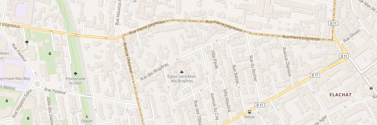 Plan du 21 Rue des Bruyères à Asnières-sur-Seine