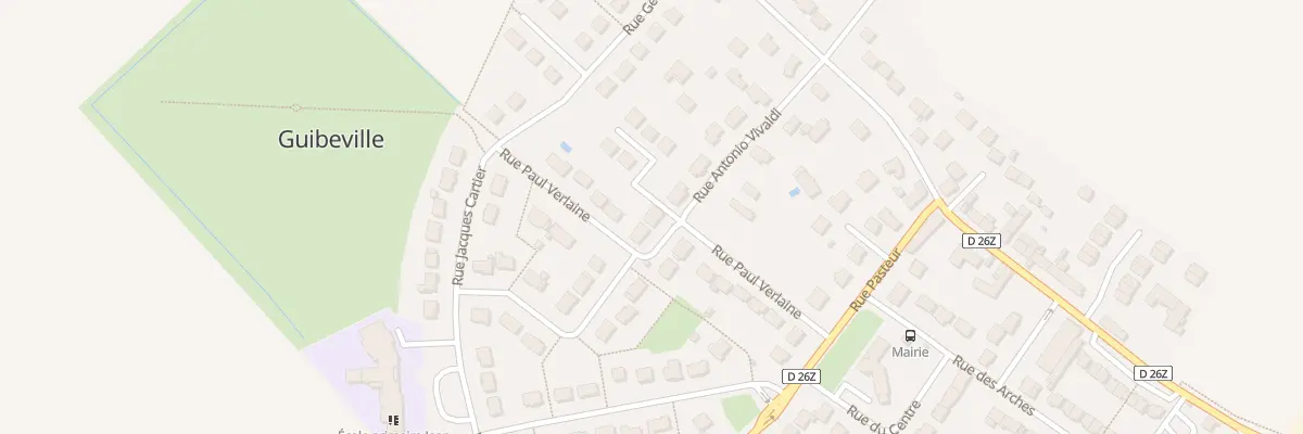 Plan du 6 Rue Paul Verlaine à Guibeville