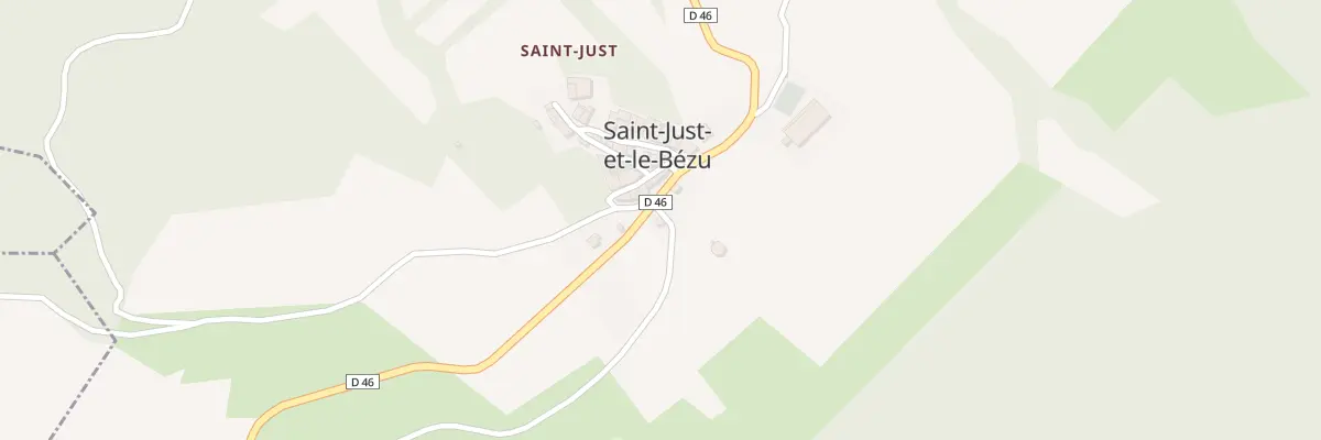 Plan du 5000 Rue La Font à Saint-Just-et-le-Bézu