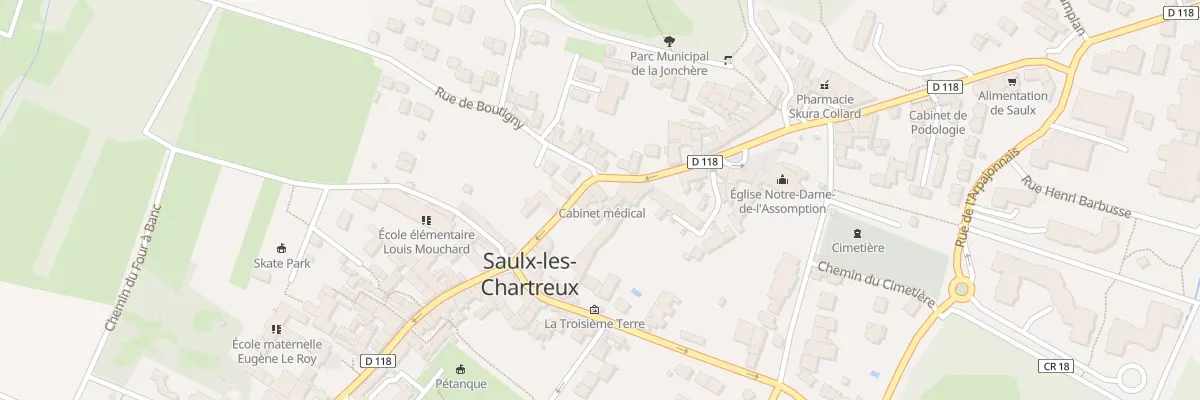 Plan du 21 Rue de la Division Leclerc à Saulx-les-Chartreux