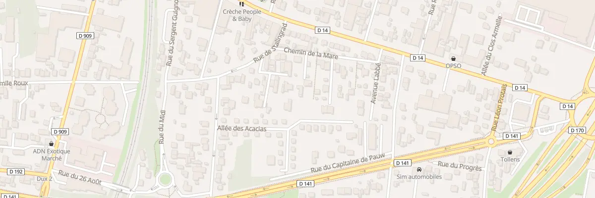 Plan du 10 Che de la Mare à Sannois