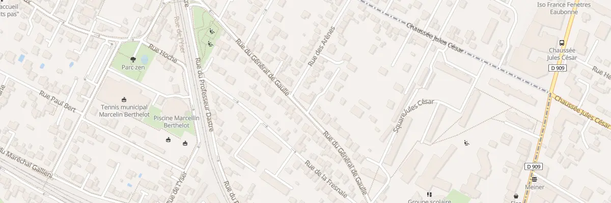 Plan du 75 Rue du Général de Gaulle à Ermont