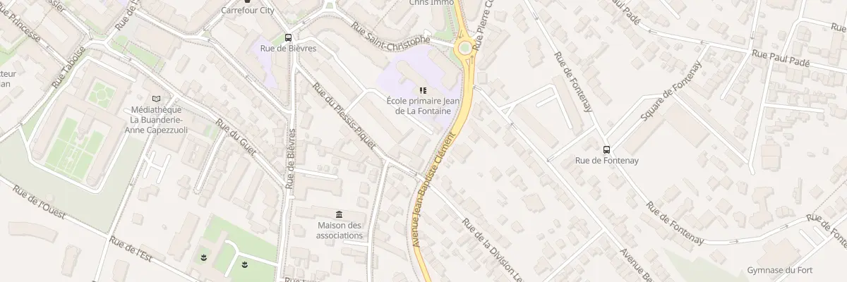 Plan du 42 Av Jean-baptiste Clément à Clamart