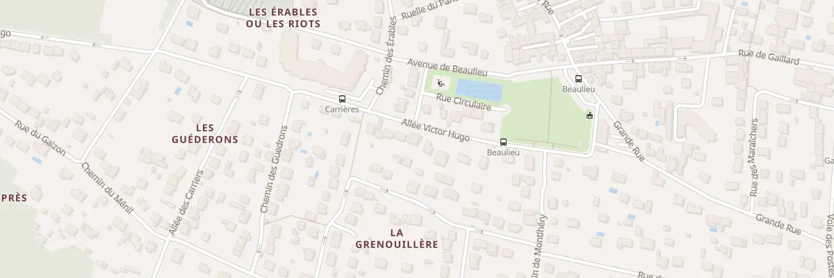 Plan du 17B All Victor Hugo à La Ville-du-Bois