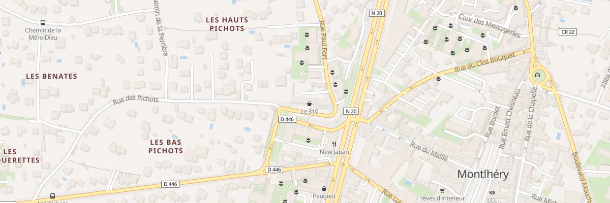 Plan du 1B Rue Paul Fort à Montlhéry