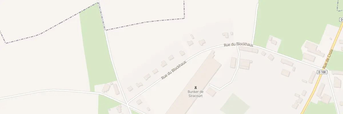 Plan du 28 Rue du Blockhaus à Siracourt
