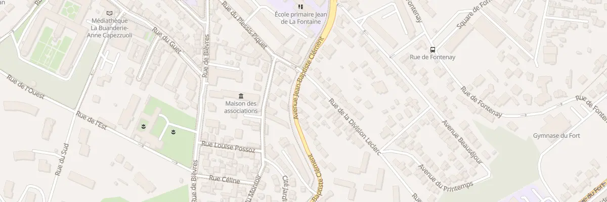 Plan du 39 Av Jean-baptiste Clément à Clamart