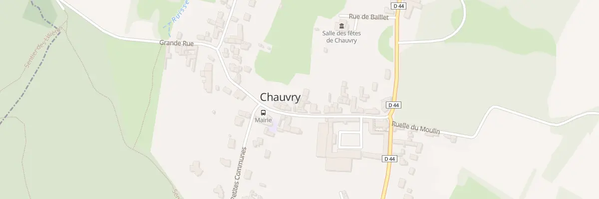 Plan du 29 Gr Grande Rue à Chauvry