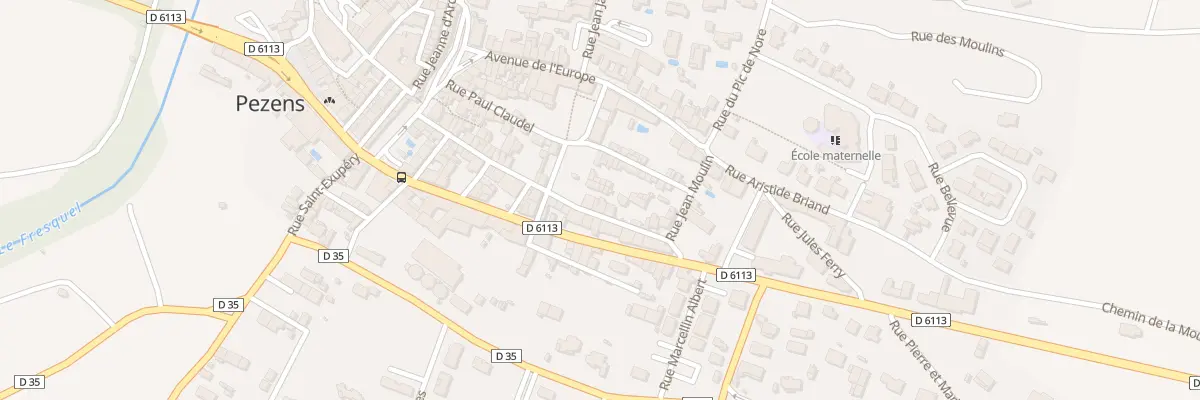 Plan du 10 Rue du Barry à Pezens