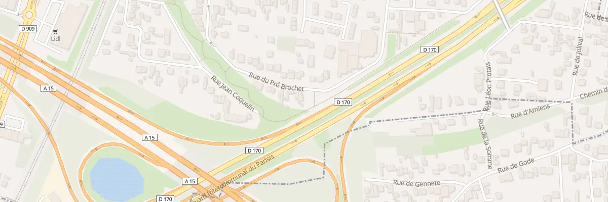 Plan du 50 Rue du Pre Brochet à Sannois