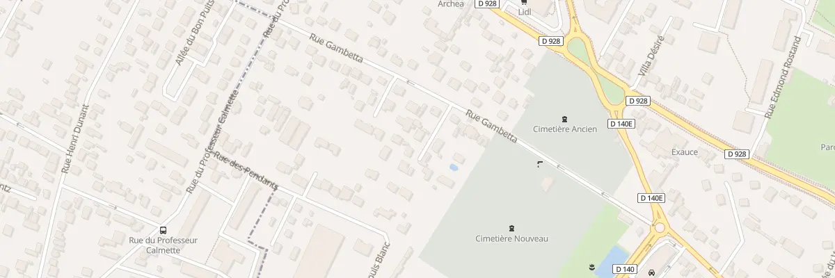 Plan du 17 Rue Gambetta à Eaubonne
