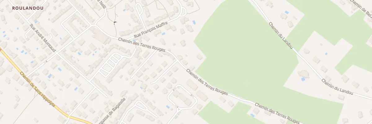 Plan du 17 Che des Terres Rouges à Castres