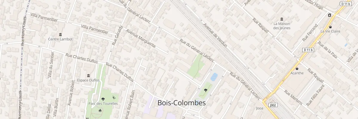 Plan du 67 Rue du Général Leclerc à Bois-Colombes