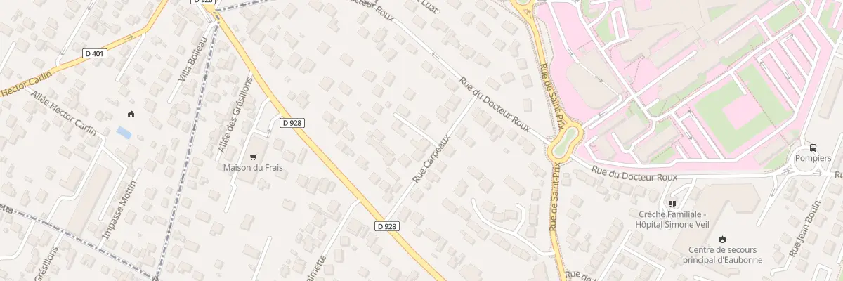 Plan du 7 Rue Carpeaux à Eaubonne