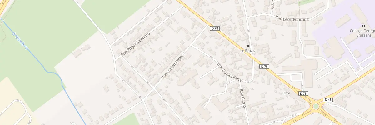 Plan du 3 Rue Lucien Royer à Persan