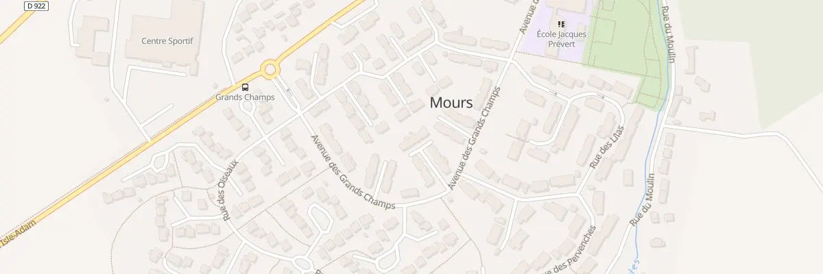 Plan du 10 All des Mimosas à Mours