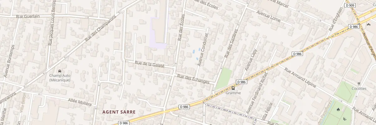 Plan du 7 Rue des Echanges à Colombes