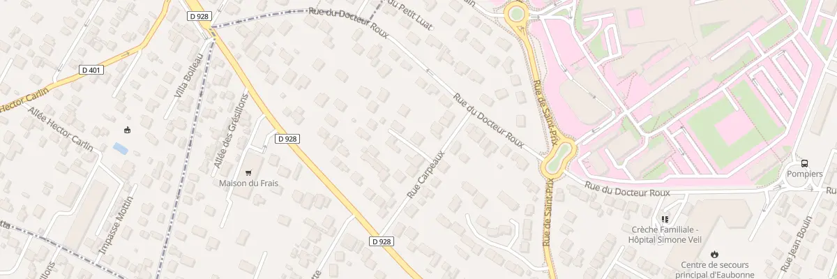 Plan du 11 Rue Carpeaux à Eaubonne