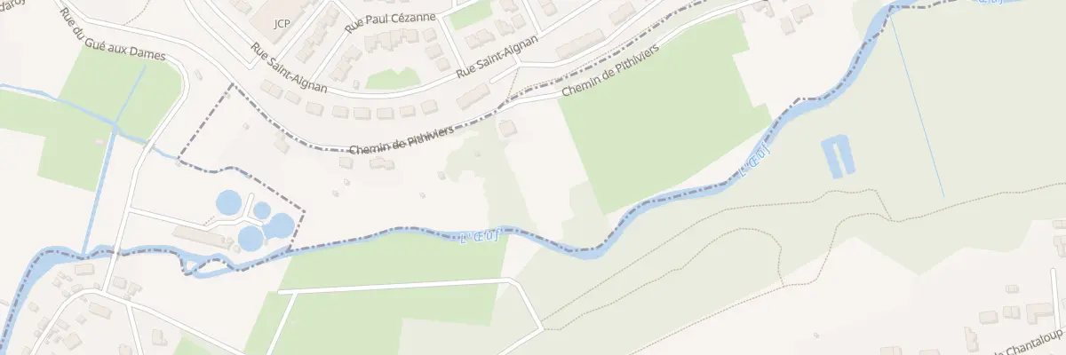 Plan du 5103 Che de Pithiviers à Bondaroy